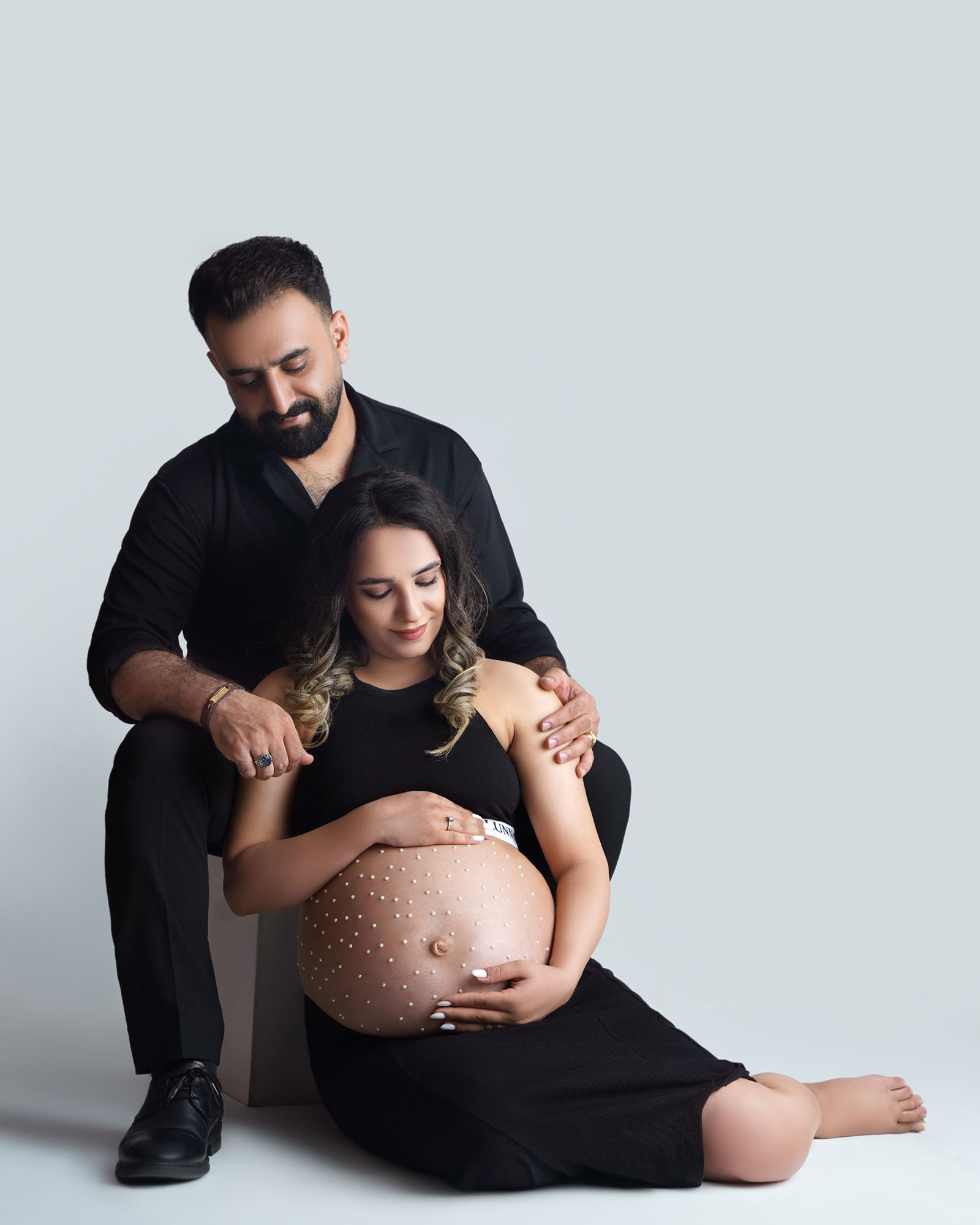 ژست بارداری دو نفره-آتلیه تخصصی کودک میراث